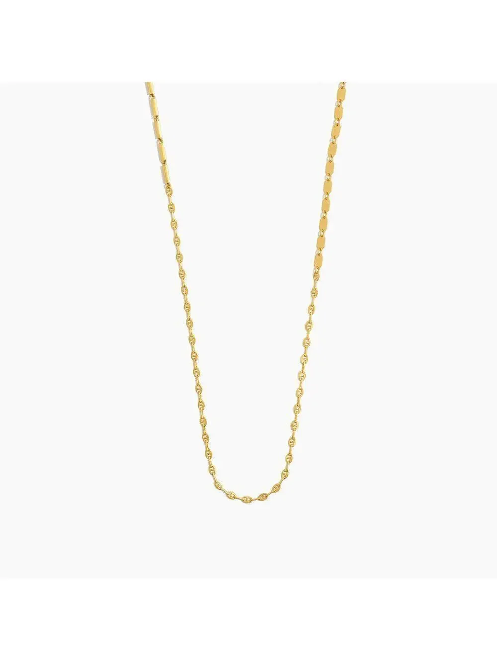 Madewell Mixed Mismatched Chain Long Necklace - Picture 6 of 6